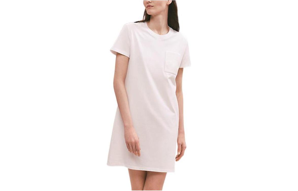HERMES Short-Sleeved Dresses Women's White