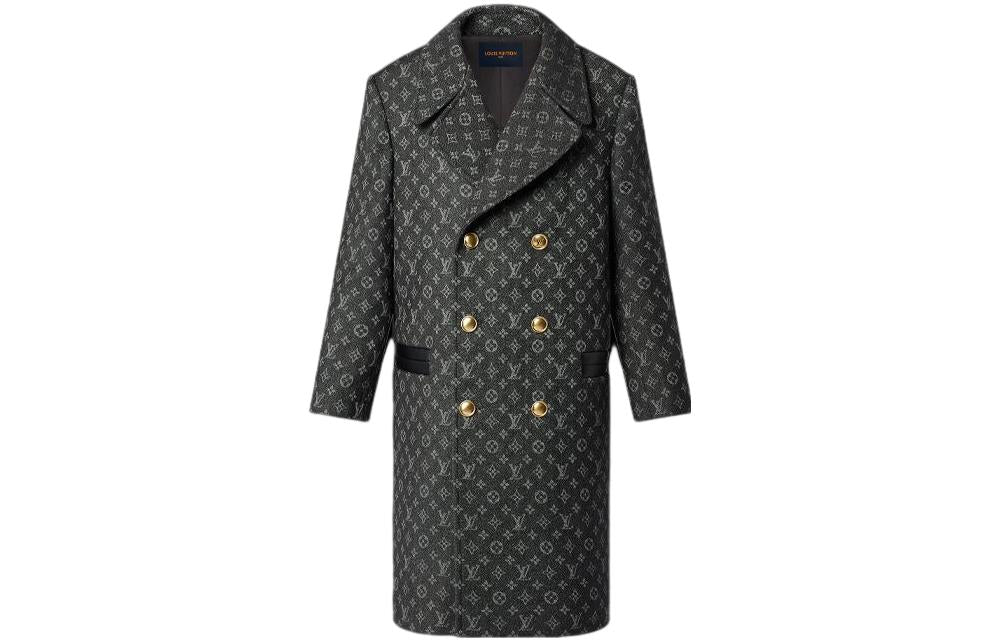 LOUIS VUITTON New Quarterly Products Of LV Coat Women's Black