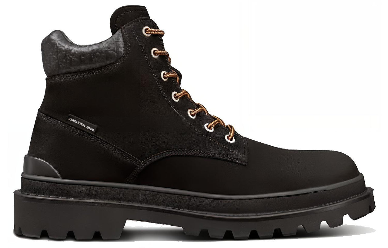 DIOR Dior Explorer Warm Water-Resistant And Wear-Resistant Outdoor Boots Men's Black