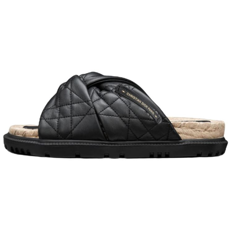 DIOR Dtwist Slide Slippers Women's Black
