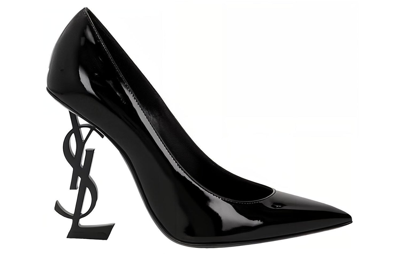 SAINT LAURENT Opyum Patent Leather Pumps Women's