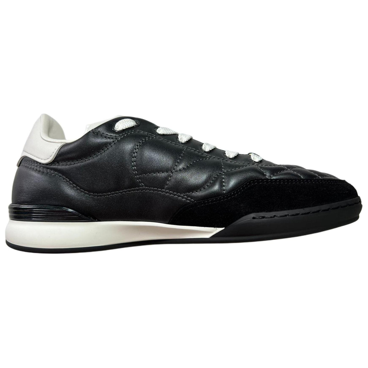 CHANEL 24a Low-Top German Army Trainers Casual Shoes Women's Matte Black