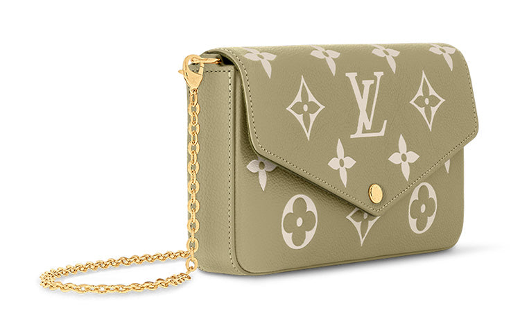 LOUIS VUITTON Pochette Felicie Embossed Cow Leather 3 in 1 Crossbody Bag, Shoulder Bag Women's