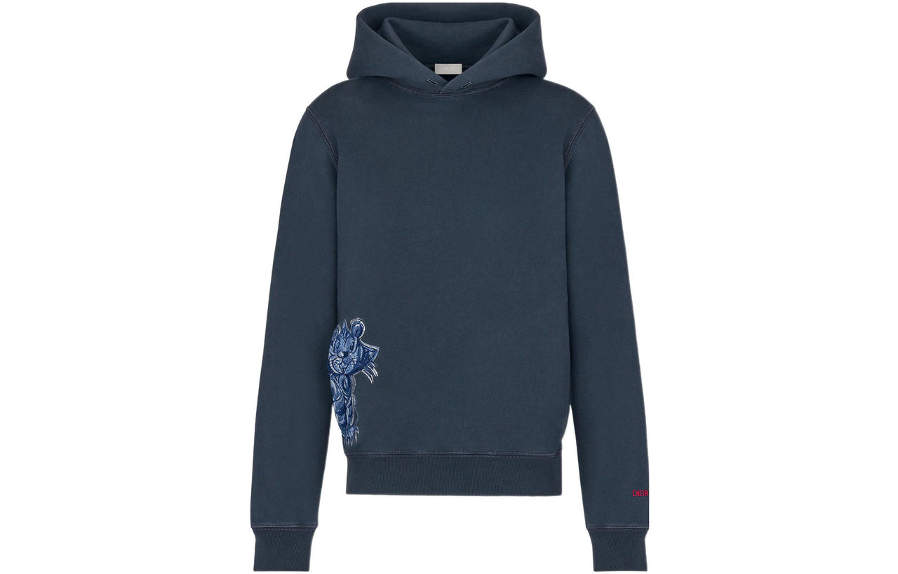DIOR Quarterly New Products Sweatshirts Men Blue