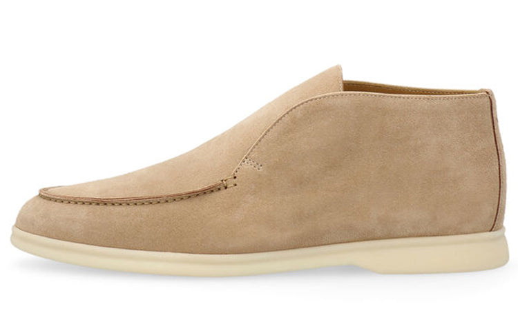 Loro Piana Ankle Boots Men's Light Brown
