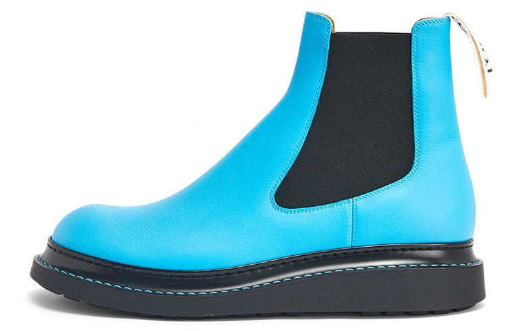 LOEWE Chelsea Boots Men's Blue Black