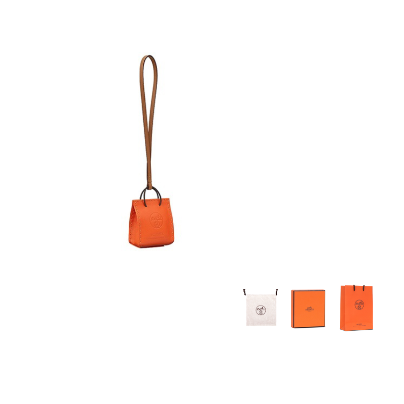 HERMES Shopping Bag Charm
