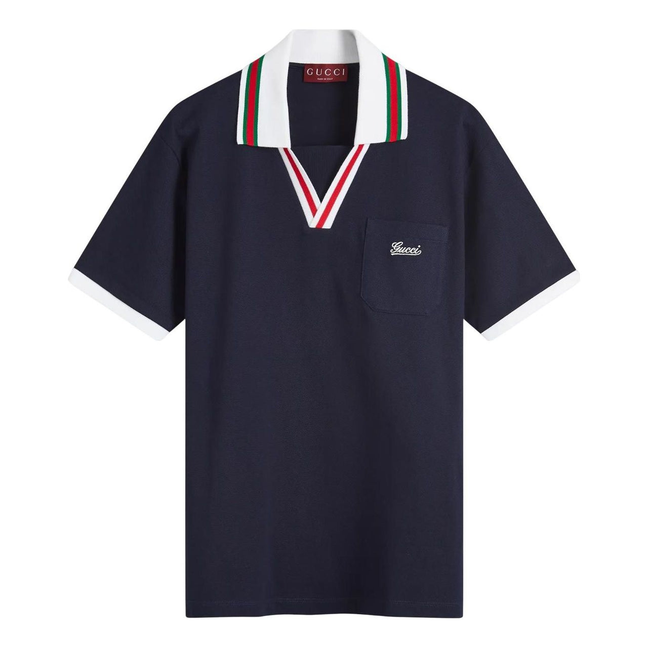 Gucci Skipper Collar Polo Shirt 'Navy' 737667-XJGKV-4560