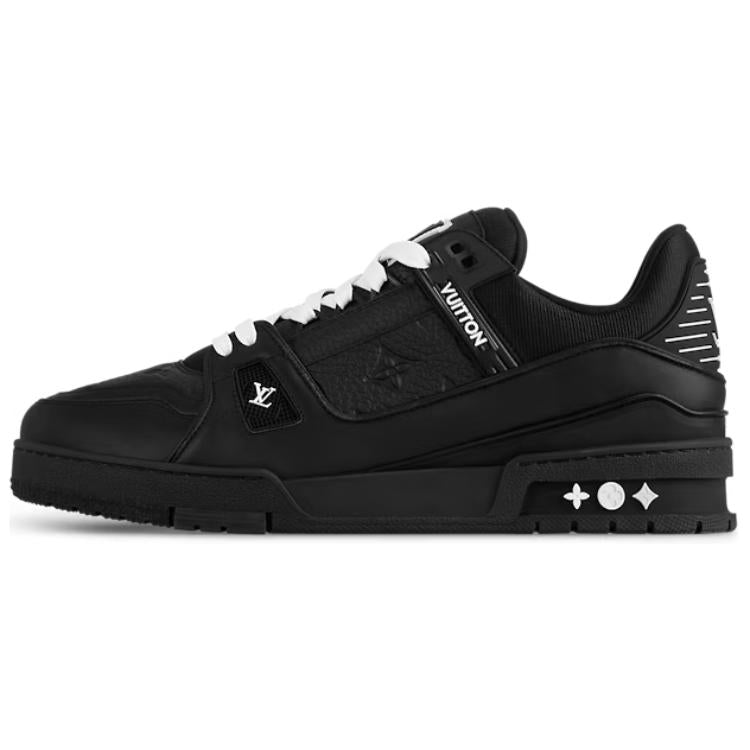 LOUIS VUITTON Trainer Black Embossed Monogram