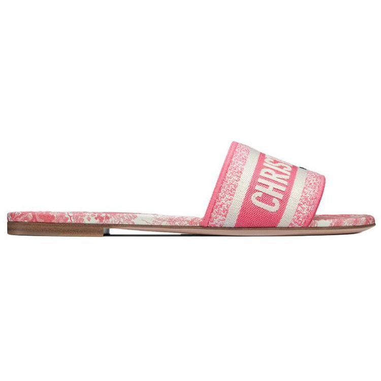 DIOR Dway Slide Slippers Women's Pink White