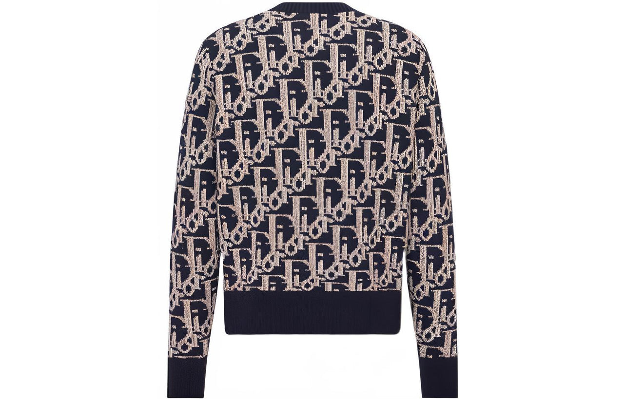 DIOR Dior Quarterly New Products FW22 Sweater Men's Marine Blue