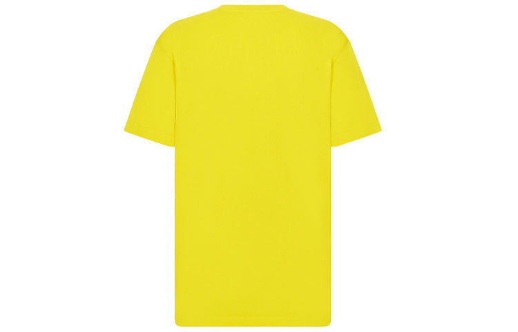 DIOR Quarterly New Products Drop Shoulder Sleeve T Shirt Men's Yellow