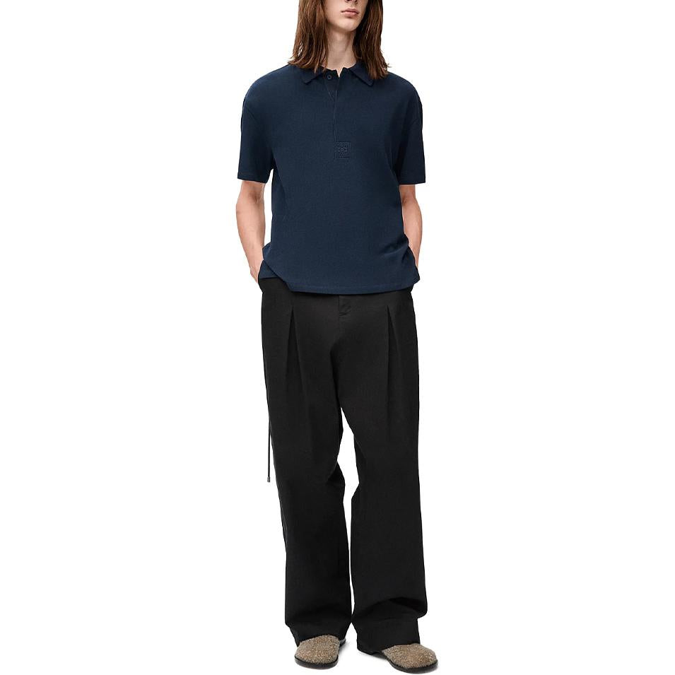 LOEWE Anagram Embroidered Polo Shirt