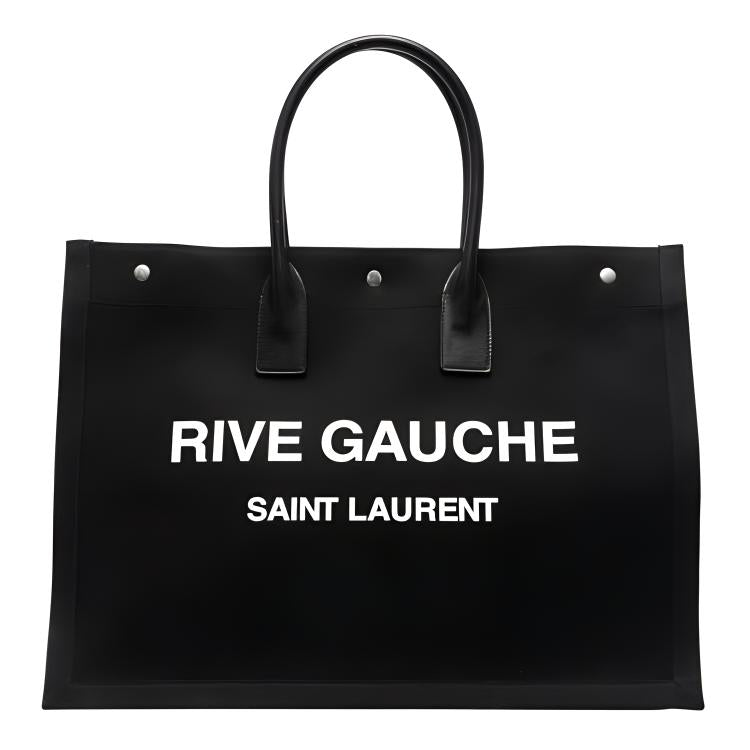SAINT LAURENT Cotton Handbag Large Size Men's Black