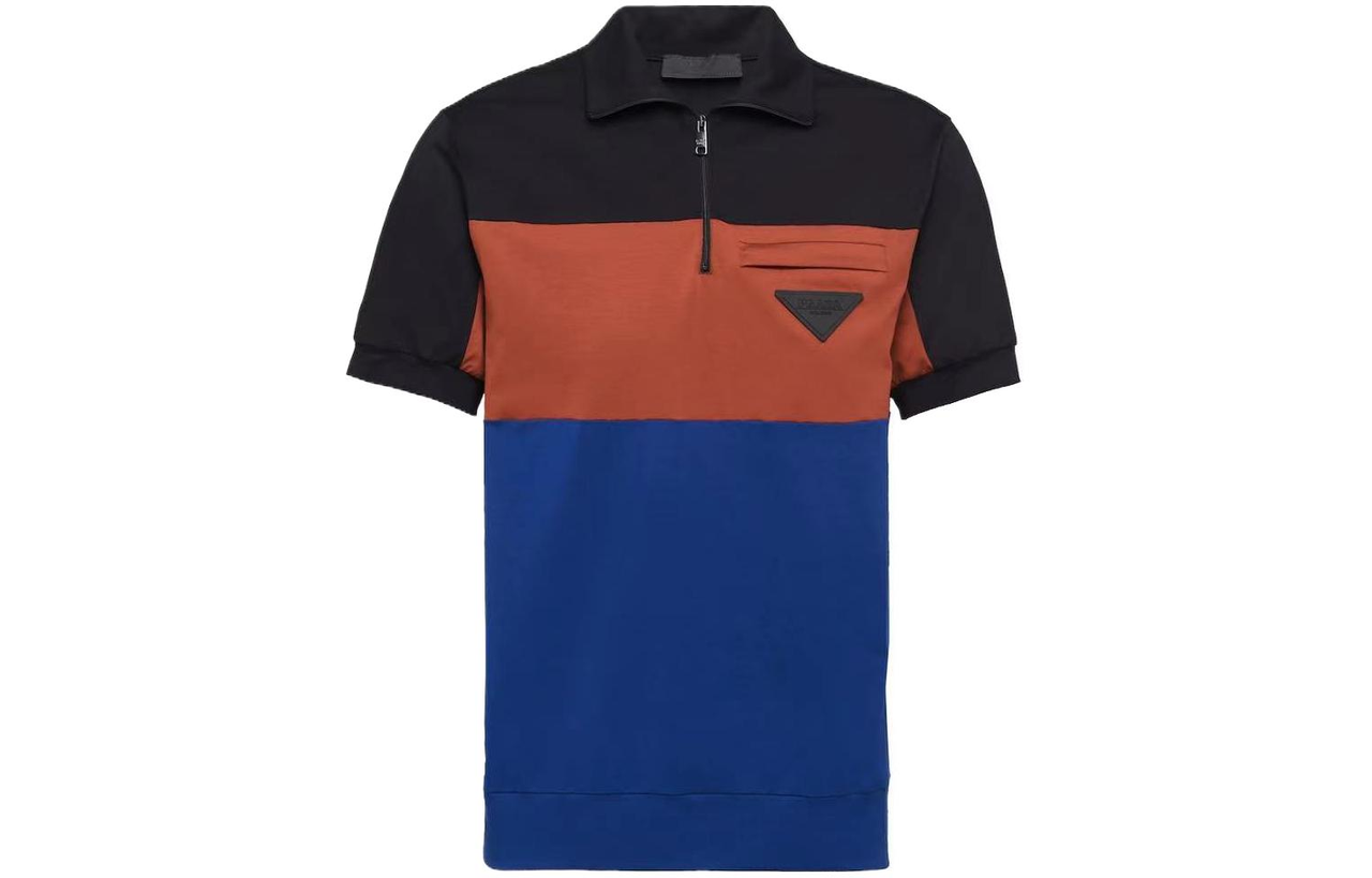 PRADA SS23 Polo Shirt Men's Multicolor