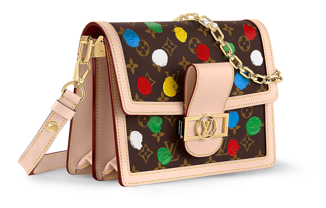 LOUIS VUITTON X Yayoi Kusama Dauphine Mm Monogram Multicolor