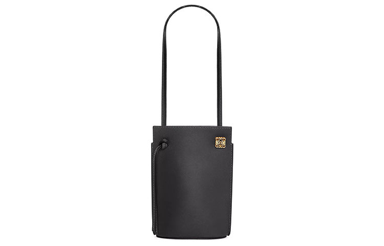LOEWE Cow Leather Handbag, Shoulder Bag, Crossbody Bag Regular Women's Black
