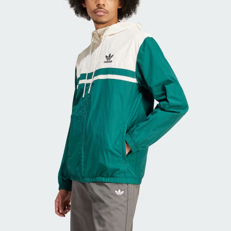 adidas originals Windbreaker Asia Sizing 'Collegiate Green' IU0201