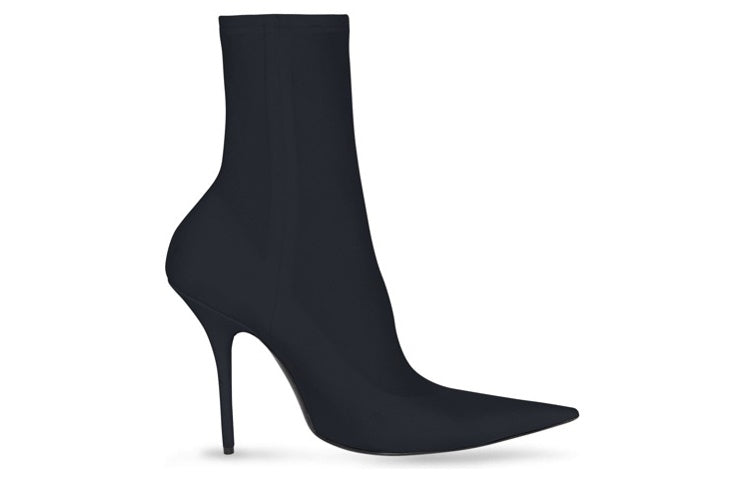 (WMNS) Balenciaga x adidas originals Knife 110mm Booties 'Black' 724073W2ES11090