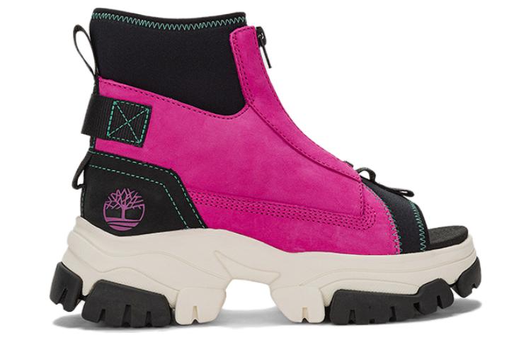 (WMNS) Timberland Adley Way Peep Toe Boot Sandals 'Very Berry' A5W3G