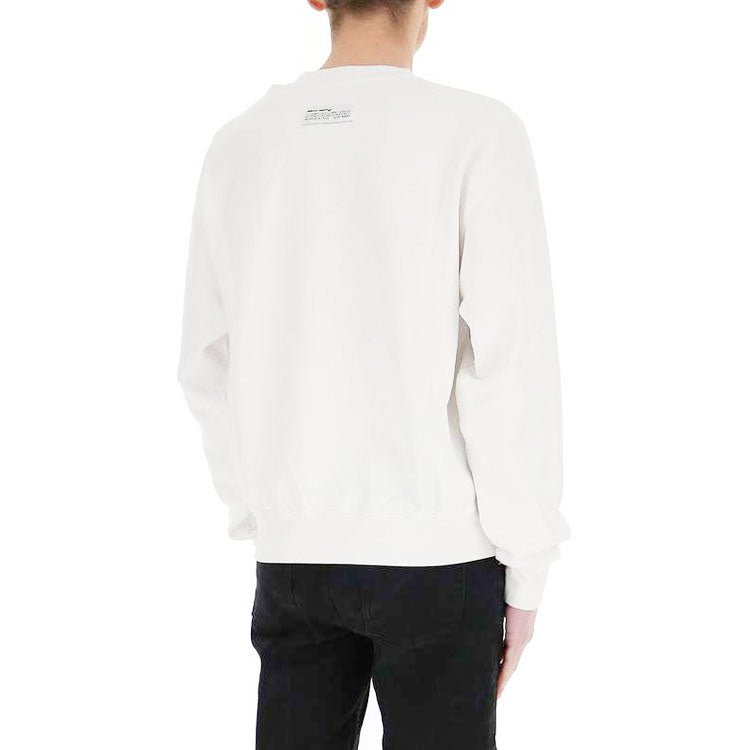 HERON PRESTON Periodic Table Print Sweatshirt 'White' HMBA016S21JER0010120