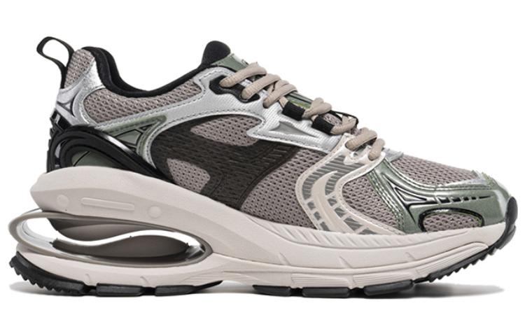 (WMNS) Li-Ning Winter New Project Comfortable Sneakers 'Grey Brown' AGCT134-2