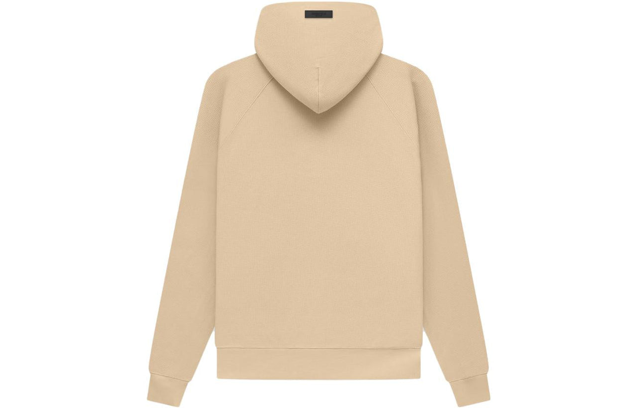 Fear of God Essentials SS23 waffle raglan Hoodie 'Sand' FOG-SS23-035