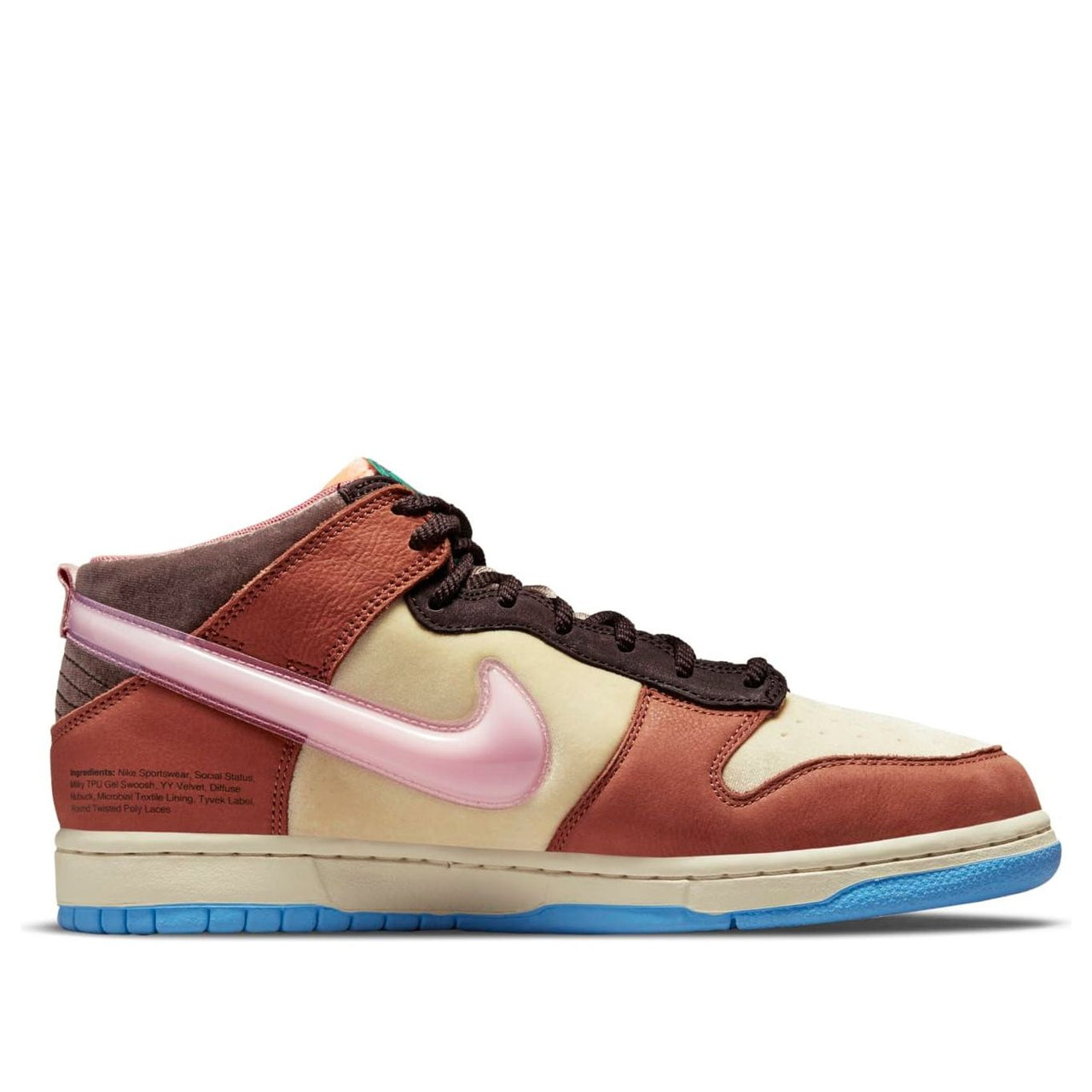 Nike x Social Status Dunk Mid 'Chocolate Milk' DJ1173-700