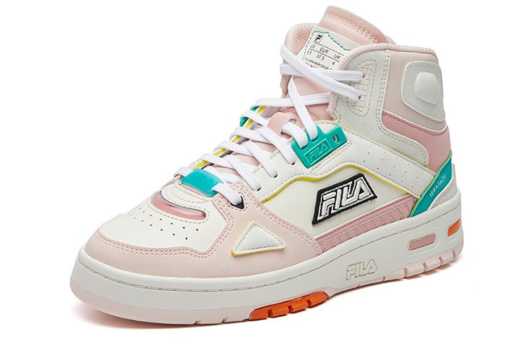 (WMNS) FILA FUSION Heritage Retro Basketball Shoes 'White Pink' T12W111204FBS