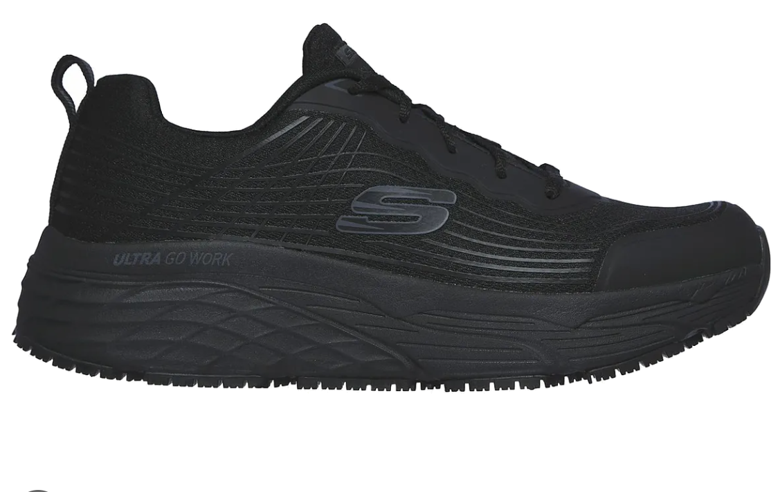 Skechers Work Relaxed Fit Max Cushioning Elite SR 'Black' 200021-BLK