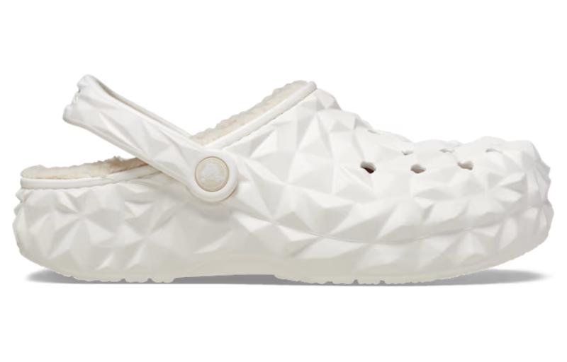 Crocs Classic Lined Geometric Clogs 'White' 210069-100