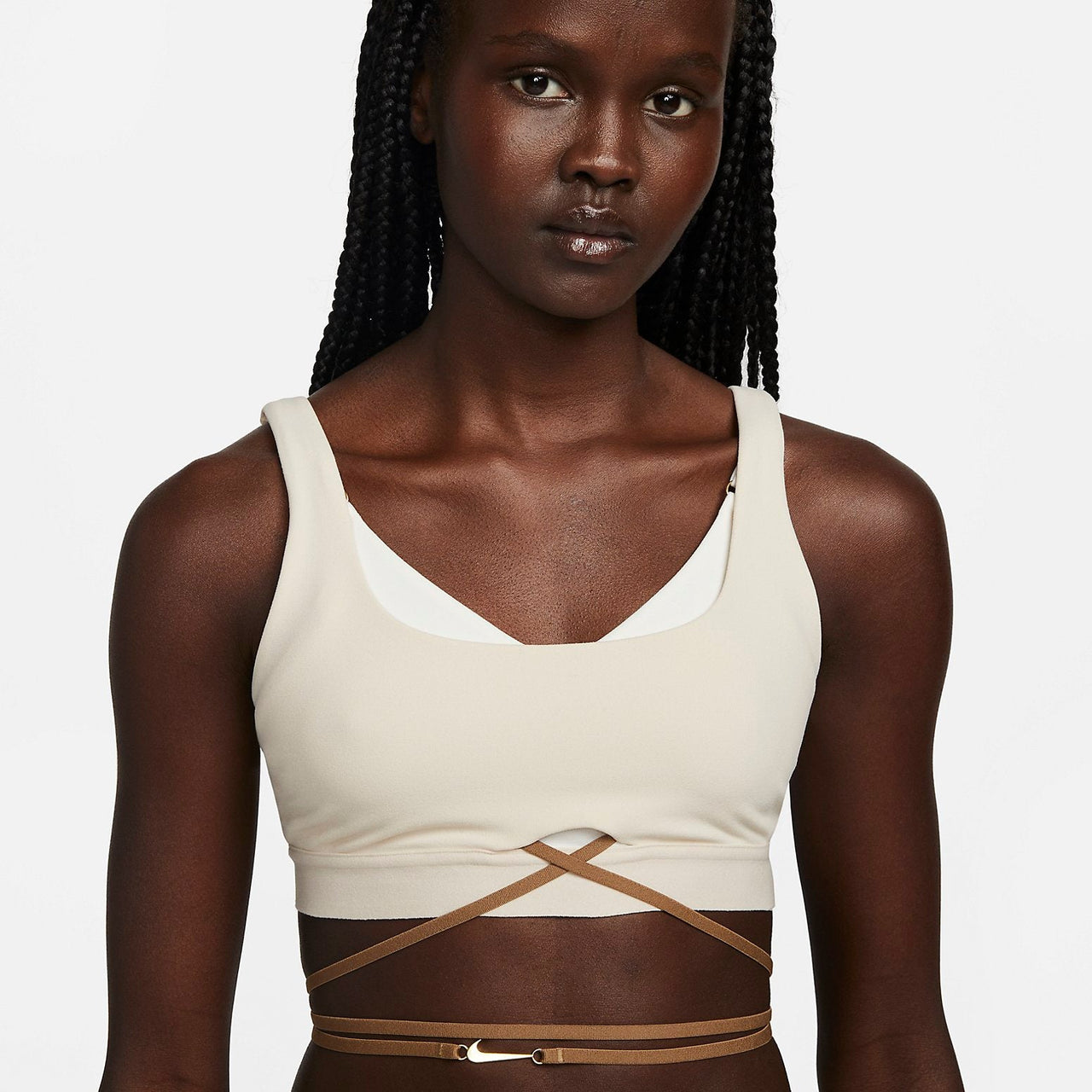 (WMNS) Nike x Jacquemus La Brassiere Bra 'Off White' DN3227-219