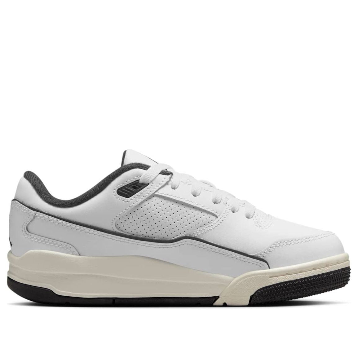 (GS) Air Jordan Flight Court 'White Sail Black' HF3333-100