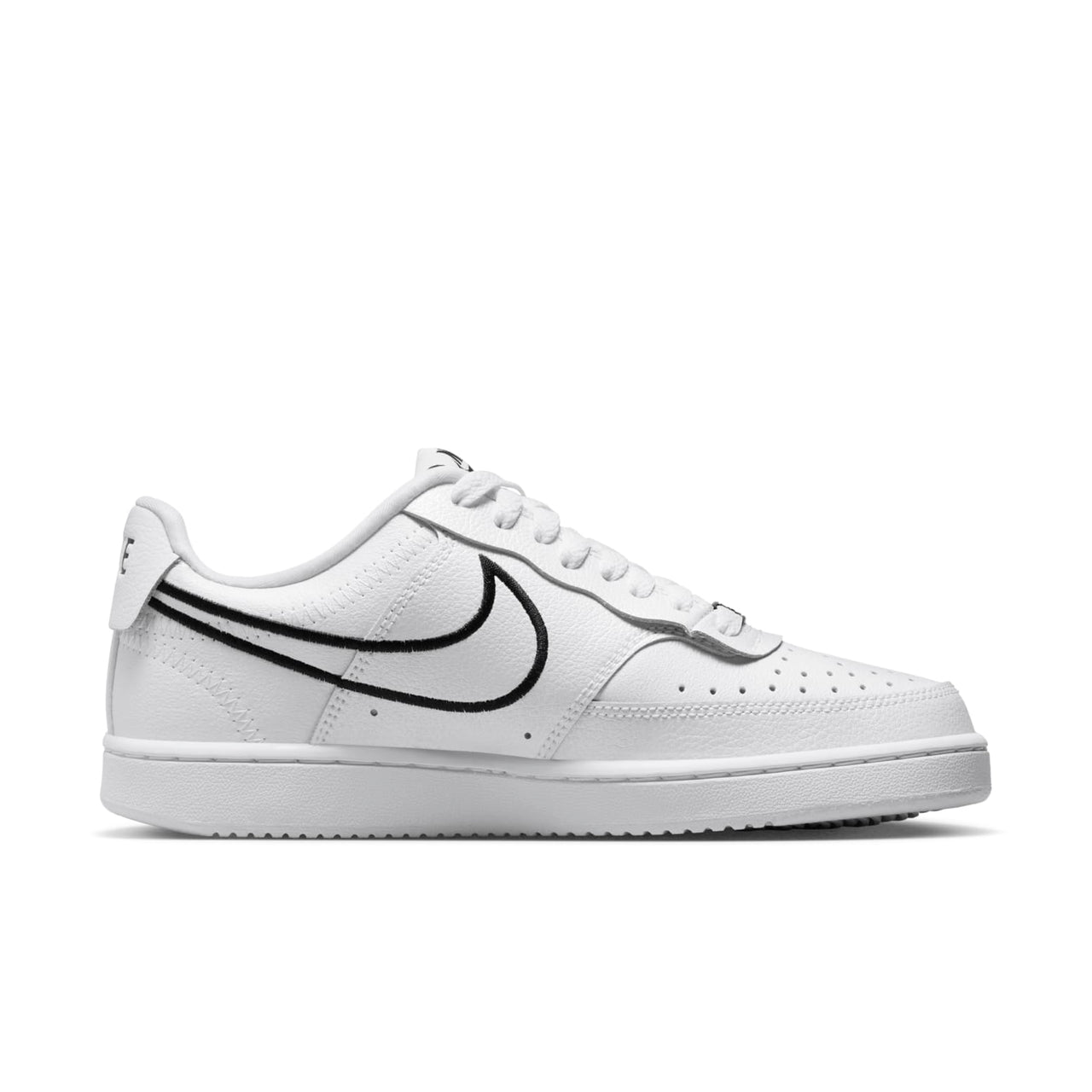 (WMNS) Nike Court Vision Low Premium 'White Black' FZ0637-100