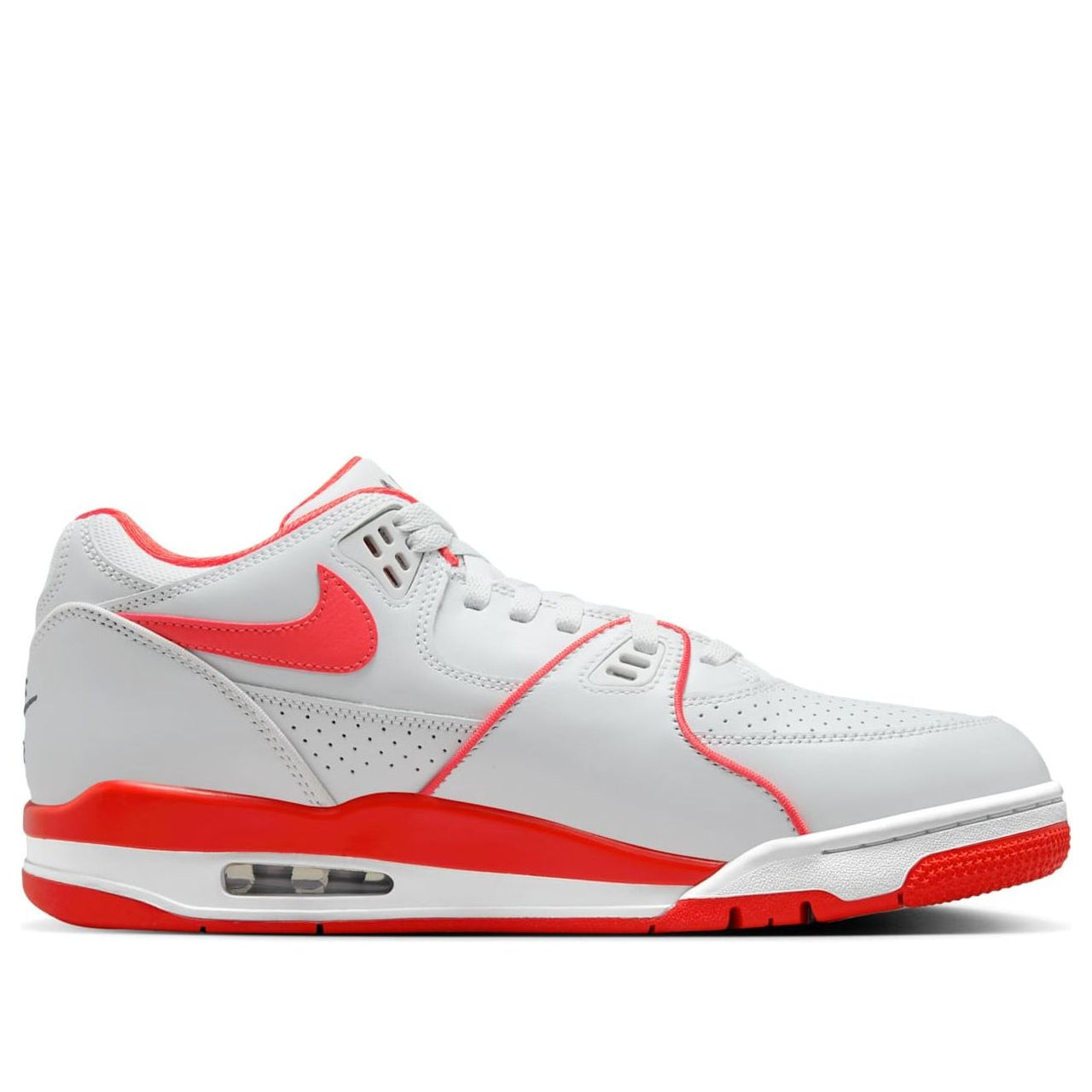 Nike Air Flight 89 Low 'Pure Platinum Picante Red' HJ4484-001