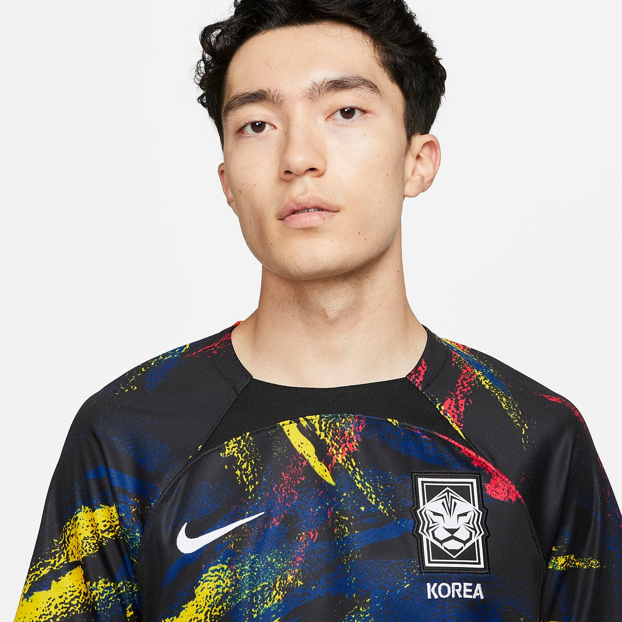 Nike Korea 2022/23 Stadium Home Dri-FIT Soccer Jersey 'Black Multicolor' DX9288-010