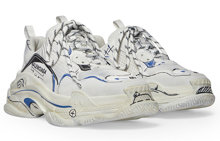 (WMNS) Balenciaga Triple S 'White' 524039W3SRB9014