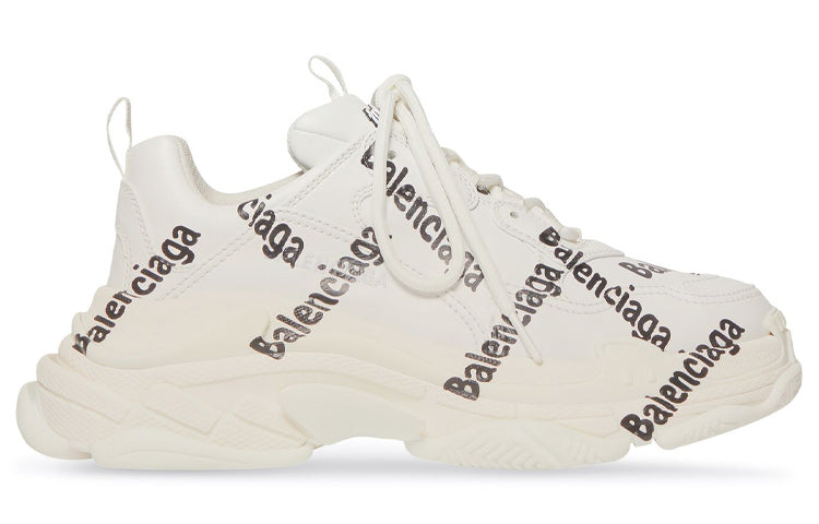 (WMNS) Balenciaga Triple S 'Logotype - White' 524039W2FAB9010