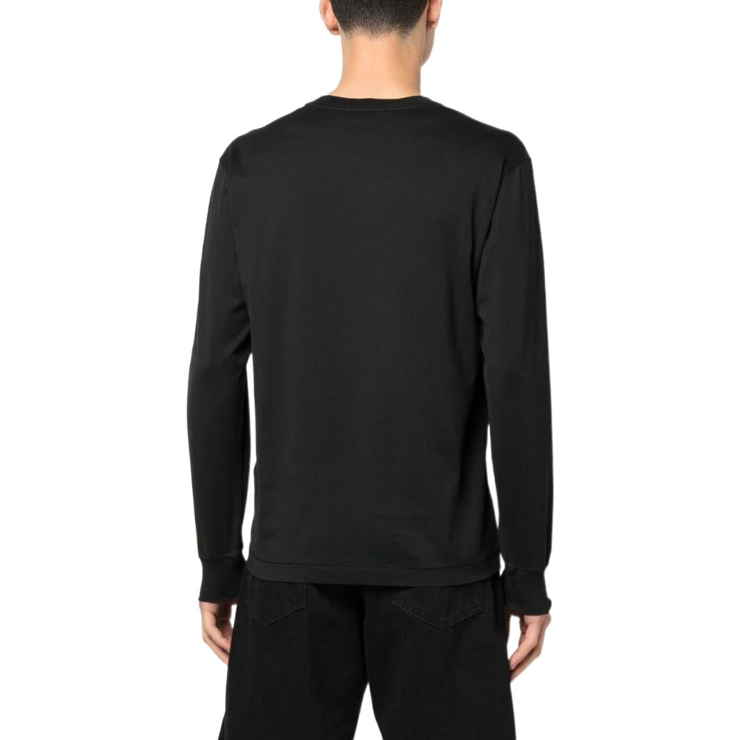 STONE ISLAND Long Sleeve Patch T-shirt 'Black' 101522713-A0029