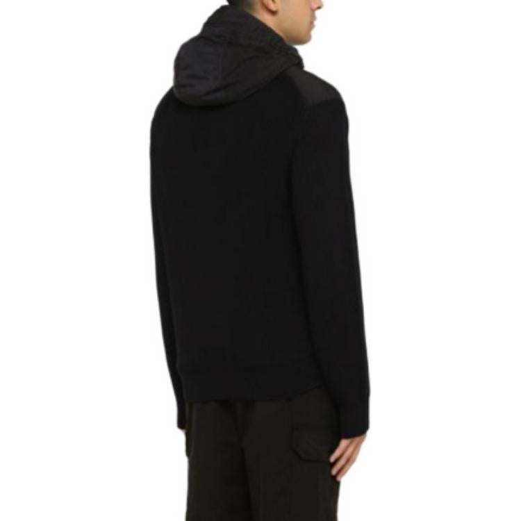 STONE ISLAND Wool Plain Logo Jackets 'Black' 791544134-V0020