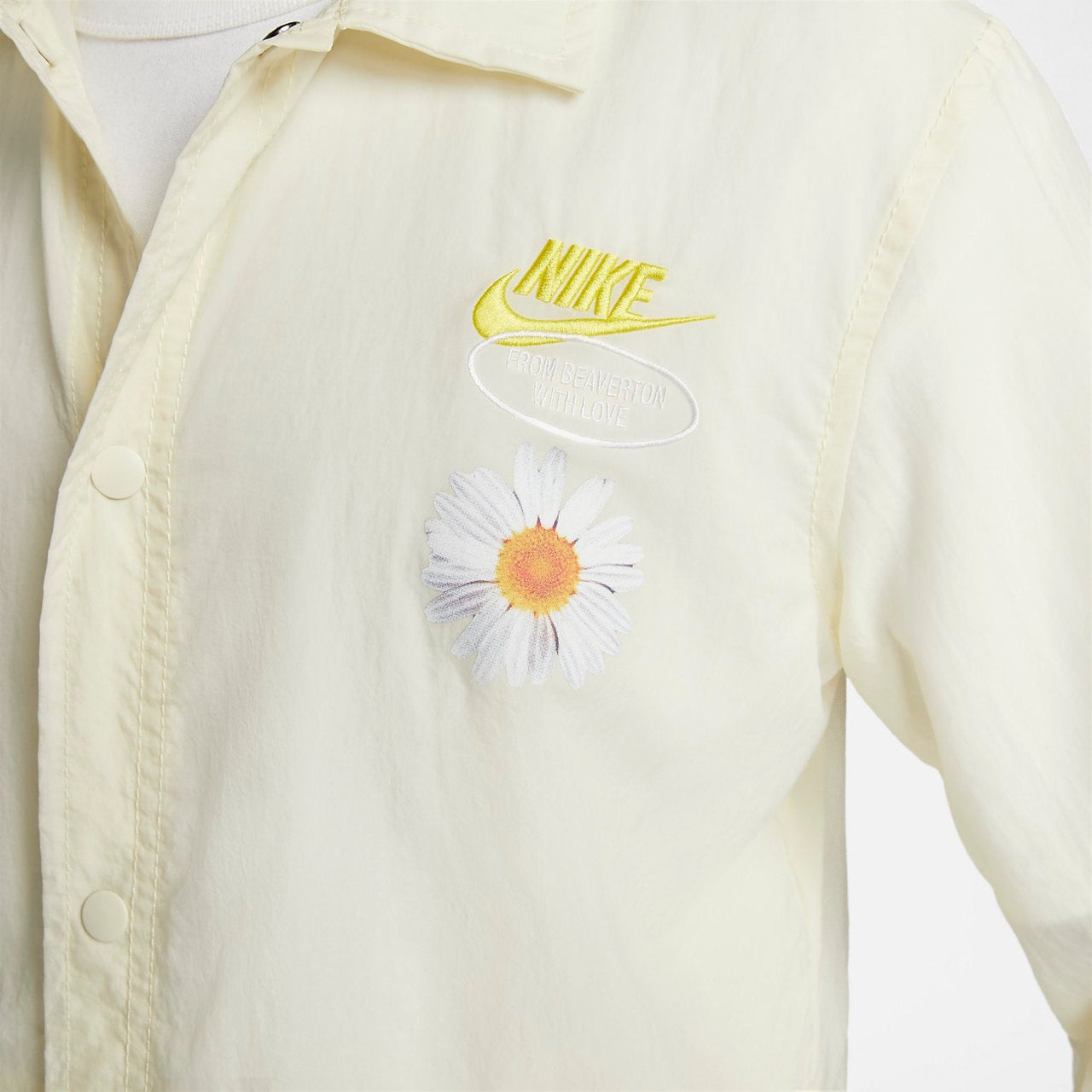 Nike Sportswear Unlined Coaches Jacket 'Yellow' DM5055-113