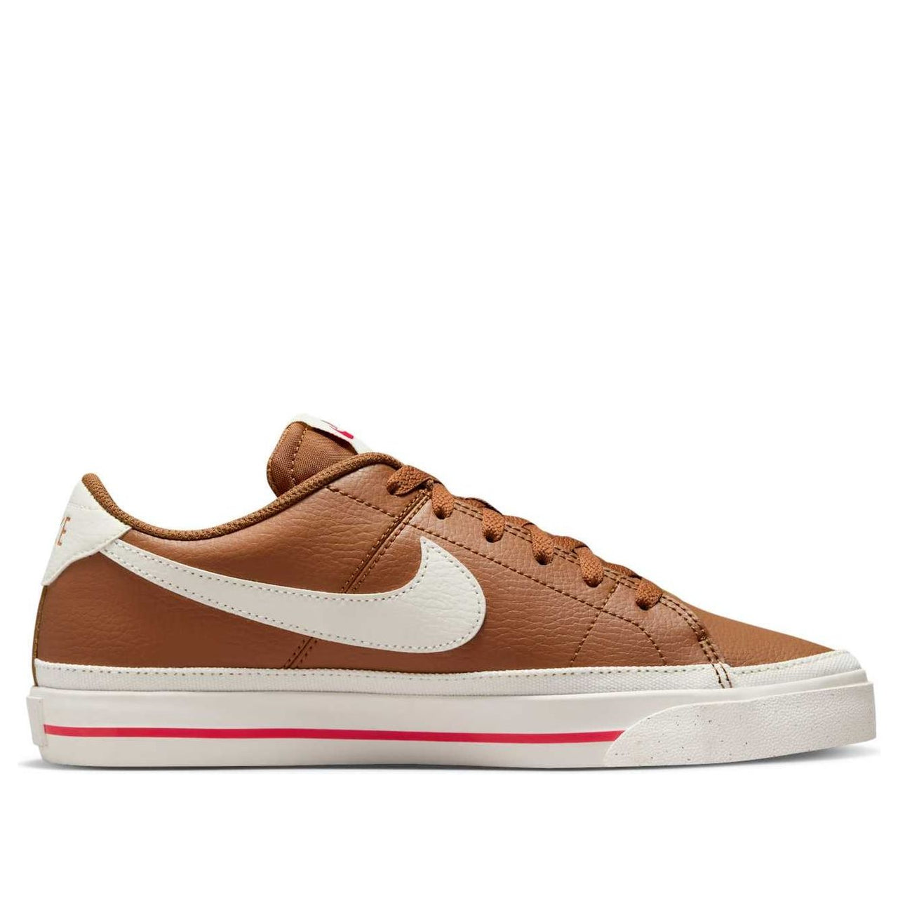 (WMNS) Nike Court Legacy Next Nature 'Light British Tan Fire Red Sail' DH3161-200