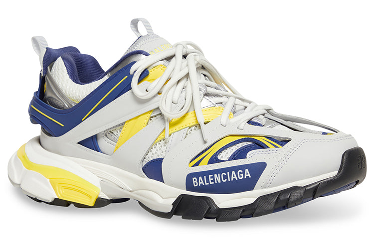 Balenciaga Track Sneaker 'White Dark Blue Yellow' 542023W3AC49471