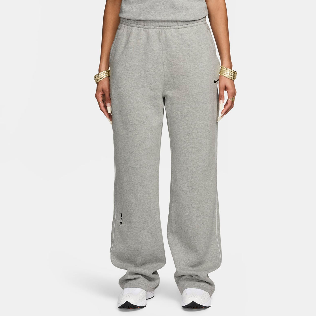 Nike x NOCTA Cardinal Stock Open Hem Fleece Pant 'Grey' FZ4675-063