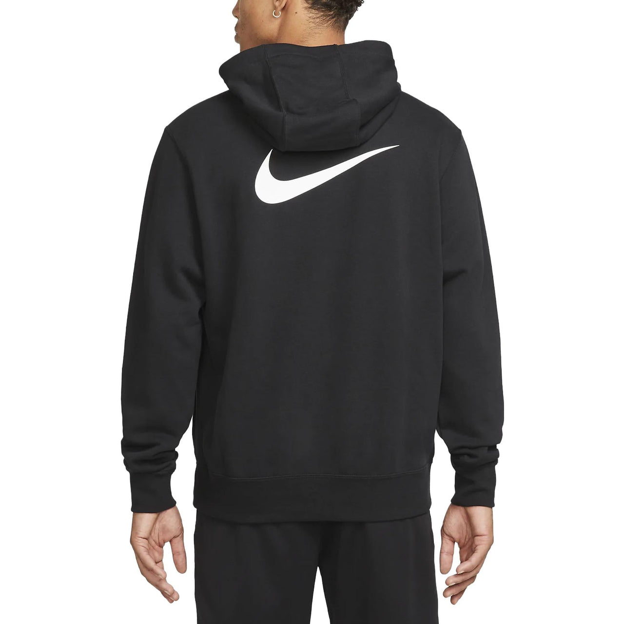 Nike Club Fleece Pullover Soccer Hoodie 'Black' FB6575-010