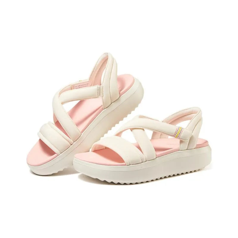 (WMNS) Skechers Beach Sandals 'White' 114783-OFWT
