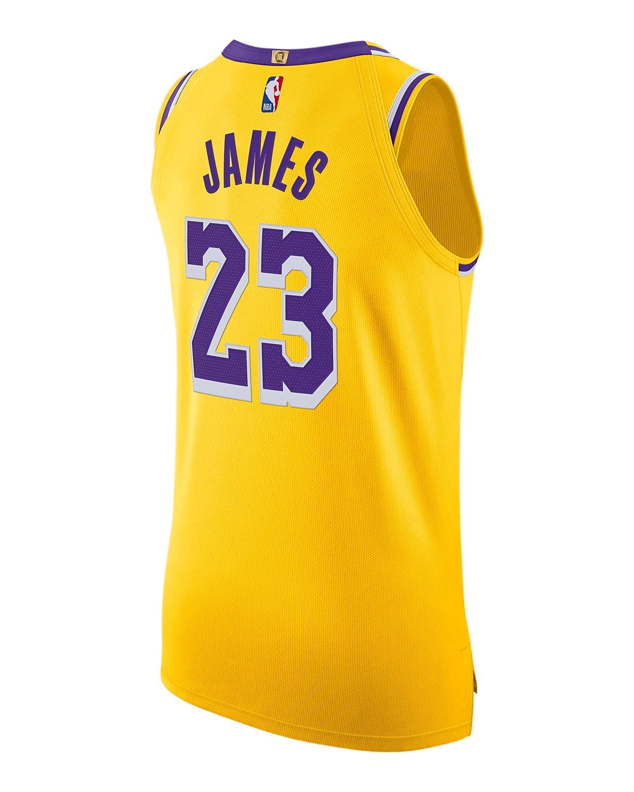 Nike x NBA Lakers LeBron James Jerseys 'Yellow' CW3448-729