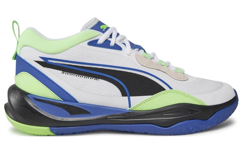 PUMA Playmaker 'White Blue Green' 385841-11
