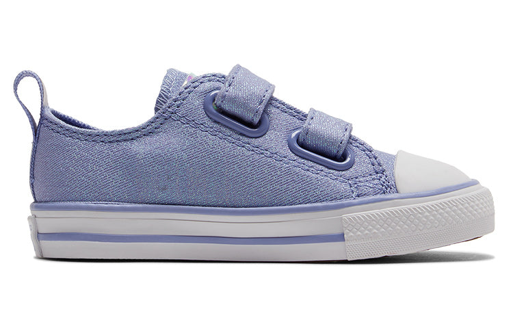 (TD) Converse Chuck Taylor All Star Easy-On Iridescent Low Top 'Ultra Violet' A03597C