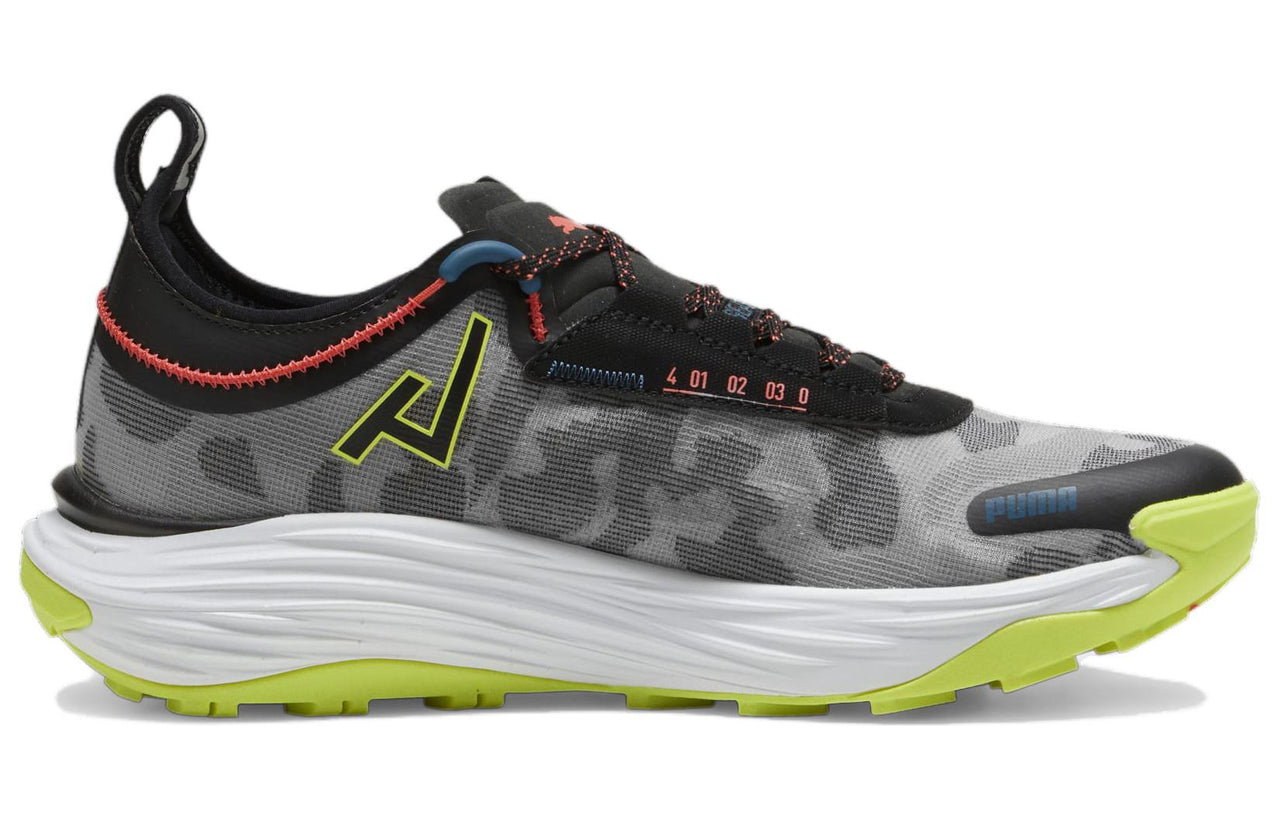PUMA Voyage NITRO 3 Trail Running Shoes 'Grey Black Green' 377745-06